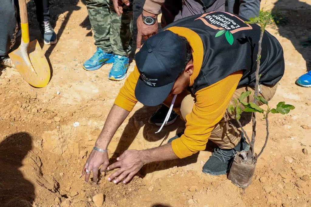 QNET indepedent representatives planting trees in Morocco as part of Green Legacy programme in collaboration with Bernhard H. Mayer