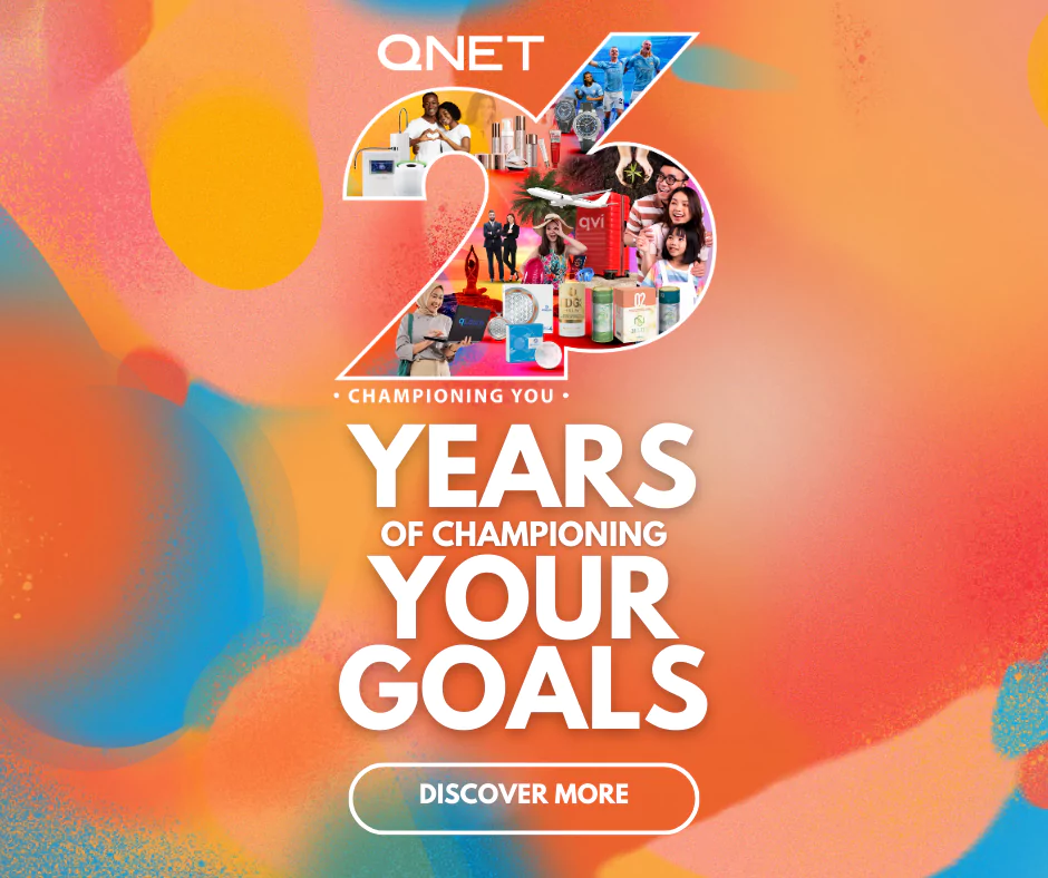 QNET - 26 years of championing your goals